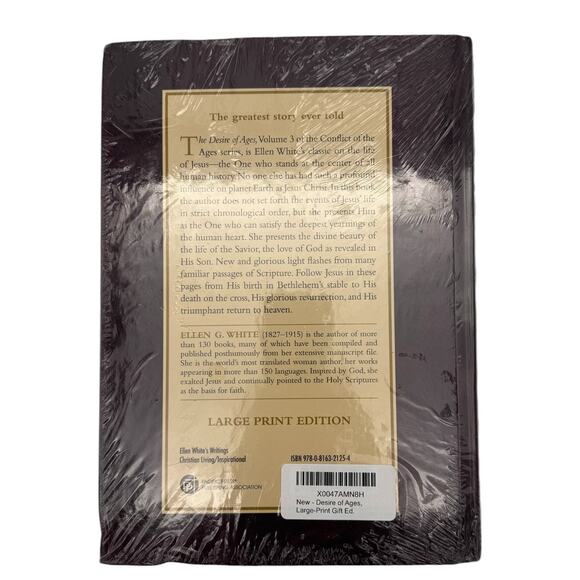 The Desire of Ages by Ellen G. White (Large Print Edition, Sealed) - Picture 2 of 2